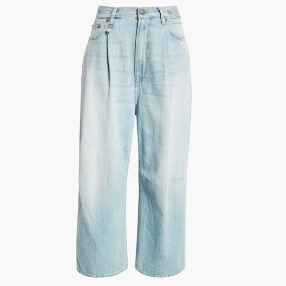 R13 Crop Wide Leg sz26 - Picture 6 of 9